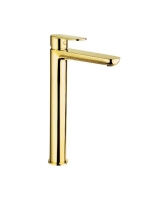 Deante Alpinia egykaros magasított mosdó csaptelep, arany  BGA_Z20K