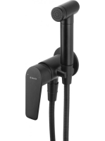 Deante Jasmin falsík alatti keverő intim zuhannyal, matt fekete BGJ N34M