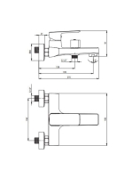 Deante Maro kádtöltő csaptelep, króm BLO_010M