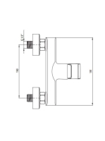 Deante Maro zuhanycsaptelep, matt fekete BLO_N40M