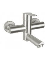 Deante Lupo rozsdamentes acél hatású kádcsaptelep, behajtható kifolyóval BLU_F10M