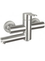 Deante Lupo rozsdamentes acél hatású kádcsaptelep, behajtható kifolyóval BLU_F10M