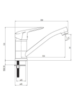 Deante Boro króm mosdó csaptelep BMO 026M