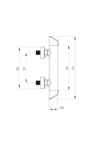 Deante Arnika zuhany csaptelep, króm BQA 040M