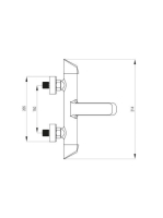 Deante Arnika kád csaptelep, titánium BQA D10M