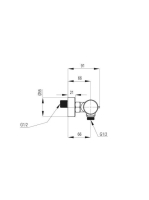Deante Arnika zuhany csaptelep, titánium BQA D40M