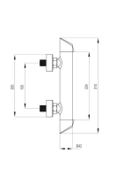 Deante Arnika zuhany csaptelep, titánium BQA D40M