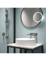 Deante Arnika egykaros falsík alatti mosdó csaptelep, titanium BQA D54L