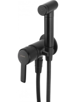 Deante Arnika falsík alatti bidé csaptelep bidé típusú kézizuhannyal, matt fekete BQA N34M