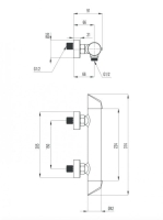Deante Arnika zuhany csaptelep, matt fekete BQA N40M