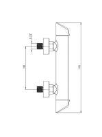 Deante Arnika zuhany csaptelep, arany BQA Z40M