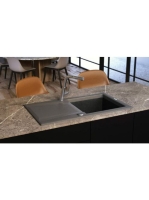 Deante Silia egykaros konyhai csaptelep kihúzható kifolyóval, króm BQS 073M