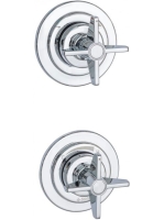 Deante Temisto 2 fogyasztós zuhanycsaptelep zuhanyváltóval, króm BQT_044P