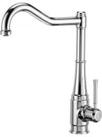 Deante Tamizo egykaros konyhai csaptelep szögletes kifolyóval, króm BQT 063M