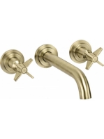 Deante Temisto fali mosdó csaptelep, Szálcsiszolt Bronz BQT M54D