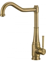 Deante Tamizo egykaros konyhai csaptelep szögletes kifolyóval, sárgaréz BQT M63M