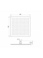 Deante Box temosztátos falsík alatti csaptelep, króm BXYZ0ECT