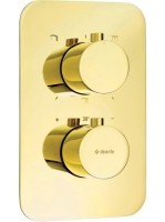 Deante Box falon belüli termosztatikus csaptelep, arany BXY_ZEBT