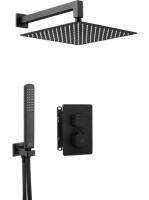 Deante Box temosztátos falsík alatti csaptelep, matt fekete BXYZNECT