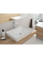 Deante Tess pultra ültethető kerámia mosdó, fehér CDS 6U6S