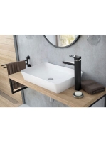 Deante Tess pultra ültethető kerámia mosdó, fehér CDS 6U6S