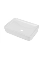 Deante Tess pultra ültethető kerámia mosdó, fehér CDS 6U6S