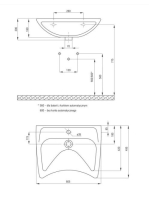 Deante Vital fali mosdó mozgáskorlátozottak részére CDV 6U6W