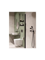 Deante Hiacynt Rimless fali WC csésze ülőkével, fehér CDYD6ZPW