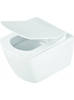 Deante Anemon perem nélküli kerámia fali WC csésze 37x51,5 cm, soft-close ülőkével CDZD6ZPW