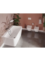 Deante Anemon perem nélküli kerámia fali WC csésze 37x51,5 cm, soft-close ülőkével CDZD6ZPW