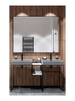 Deante Correo fekete 60x40cm-es fürdőszobai mosdóállvány CKC N60A