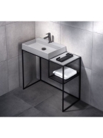 Deante Correo fekete fürdőszobai mosdóállvány CKC N90A