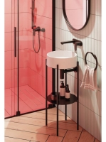 Deante Silia pultra ültethető gránit mosdótál 36 cm, fehér CQS_AU4S