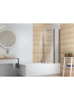 Deante Alpinia 115x140 cm üveg kádparaván, jobbos/balos KGA 073P