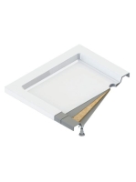 Deante Jasmin szögletes 80x80 akril zuhanytálca KGJ_042B