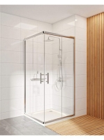 Deante Jasmin Plus szögletes zuhanykabin 80x80 cm (króm+transparent) KTJ_042P
