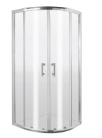 Deante Jasmin Plus félköríves zuhanykabin 80x80 cm (króm+transparent) KTJ_052P