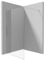 Deante Kerria Plus walk-in zuhanyfal 110x200 cm (króm+transparent) KTS_031P