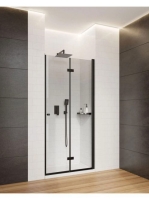 Deante Kerria Plus kiegyenlítő fali profil süllyesztett ajtóhoz, matt fekete KTS N00X