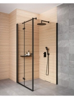 Deante Kerria Plus walk-in zuhanyfal 120x200 cm (fekete+transparent) KTS_N32P