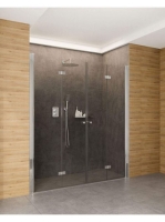 Deante Kerria Plus összecsukható zuhanyajtó 90x200 cm (króm+transparent) KTSX041P