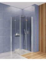 Deante Kerria Plus összecsukható zuhanyajtó 80x200 cm (króm+transparent) KTSX042P