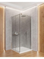 Deante Kerria Plus összecsukható zuhanyajtó 100x200 cm (króm+transparent) KTSX043P