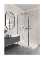 Deante Kerria Plus Walk-In zuhanyfalhoz behajtható panel, króm KTSX072P