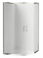 Deante Funkia félköríves zuhanykabin matt üveggel 90x90 cm, króm KYP_653K