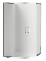 Deante Funkia félköríves zuhanykabin matt üveggel 80x80 cm, króm KYP_654K