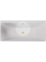 Deante Click-Clack kád leeresztő túlfolyóval, arany KYY Z10B