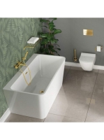 Deante Click-Clack kád leeresztő túlfolyóval, arany KYY Z10B