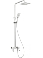 Deante Alpinia falon kívüli zuhanyrendszer kádtöltő csapteleppel, króm NAC 01AM