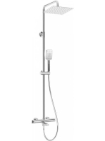 Deante falon kívüli termosztátos zuhanyrendszer behajtható kádkifolyóval, króm NAC_01HT